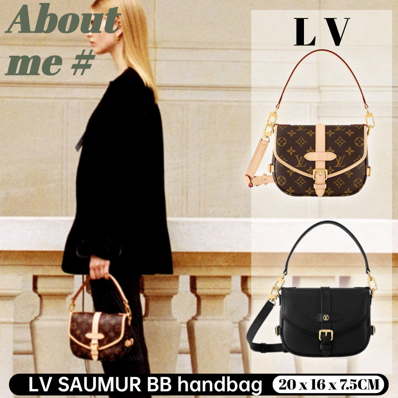 หลุยส์วิตตอง กระเป๋าถือ Louis Vuitton SAUMUR BB กระเป๋า crossbody ของผู้หญิง LV bag