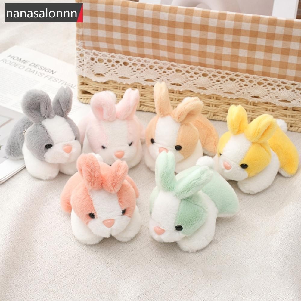 Nanasn| พวงกุญแจ จี้ตุ๊กตากระต่ายน่ารัก ขนาด 12 ซม. เหมาะกับของขวัญวันเกิด สําหรับเด็กผู้หญิง H3S5