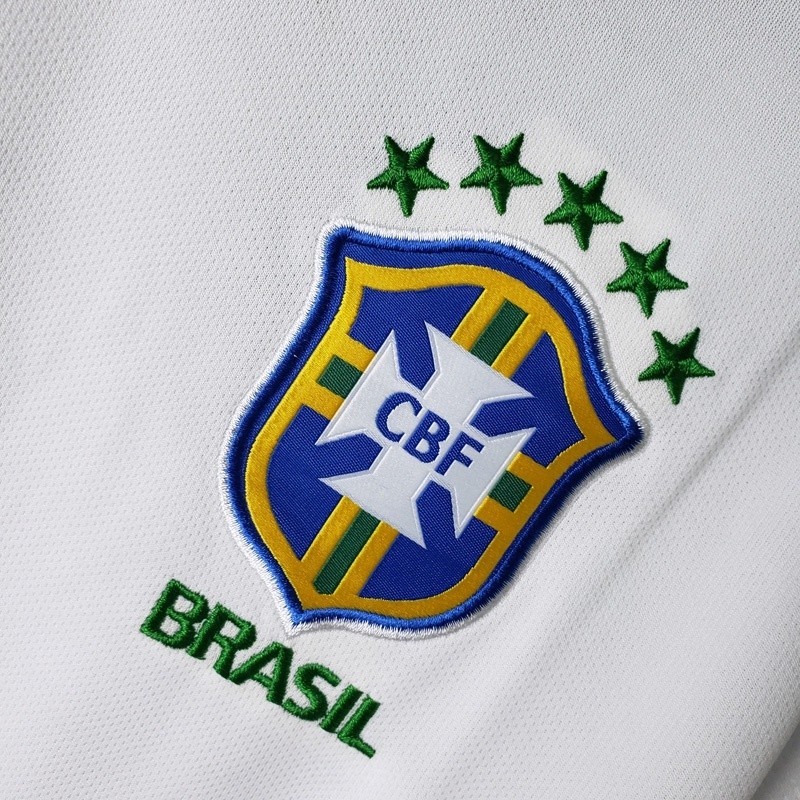 เสื้อกีฬาแขนสั้น ลายทีมชาติฟุตบอล บราซิล 19 20 2019 ชุดเหย้า