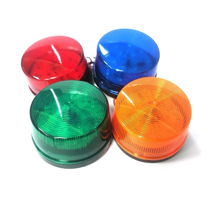 ถูกสุด! ไฟแฟลช LED ไฟกระพริบ 12VDC สีแดง สีเขียว เหลือง ไฟไซเรนแบบกะพริบ ไฟLED แสดงสถานะ ไฟเตือน สำหรับยานพาหนะ 12V