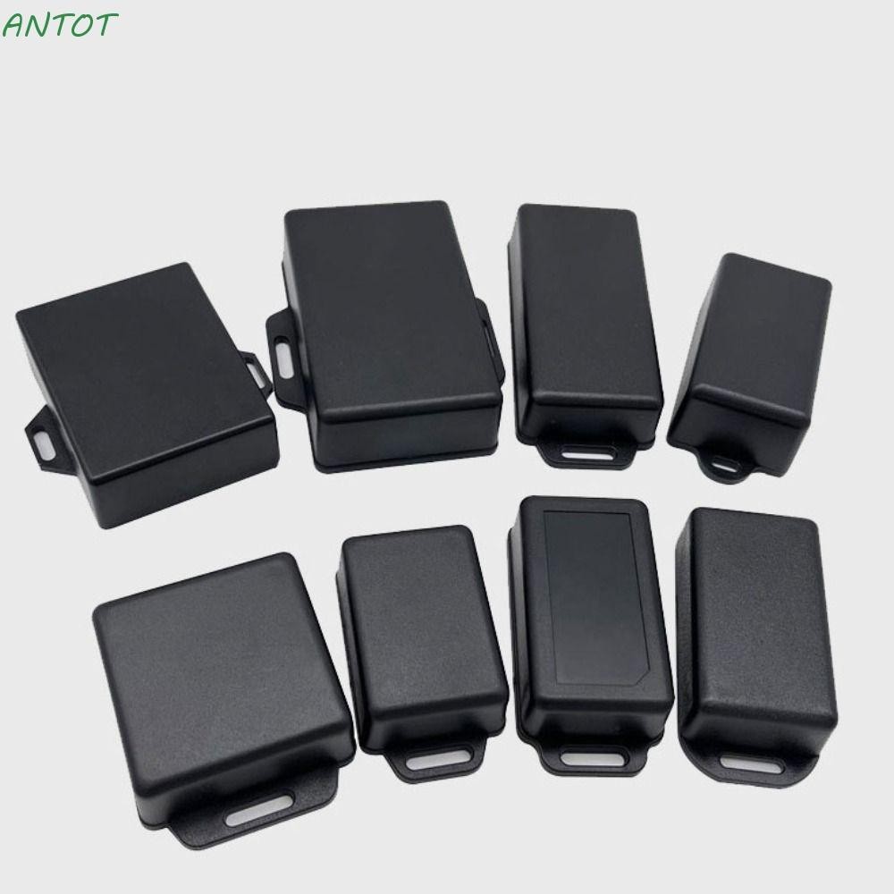 Antot กล่องโปรเจคเตอร์ไฟฟ้า PCB พลาสติก ABS กันน้ํา คุณภาพสูง 9 แบบ สีดํา DIY