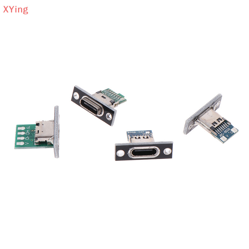 [Xy] ขายดี พอร์ตชาร์จ USB Type C ซ็อกเก็ตเชื่อมต่อ 2Pin 2P 4P กันน้ํา