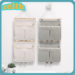 Zelth กระเป๋าแขวนผนัง กันน้ํา แฟชั่น หลายช่อง สําหรับเก็บของ…