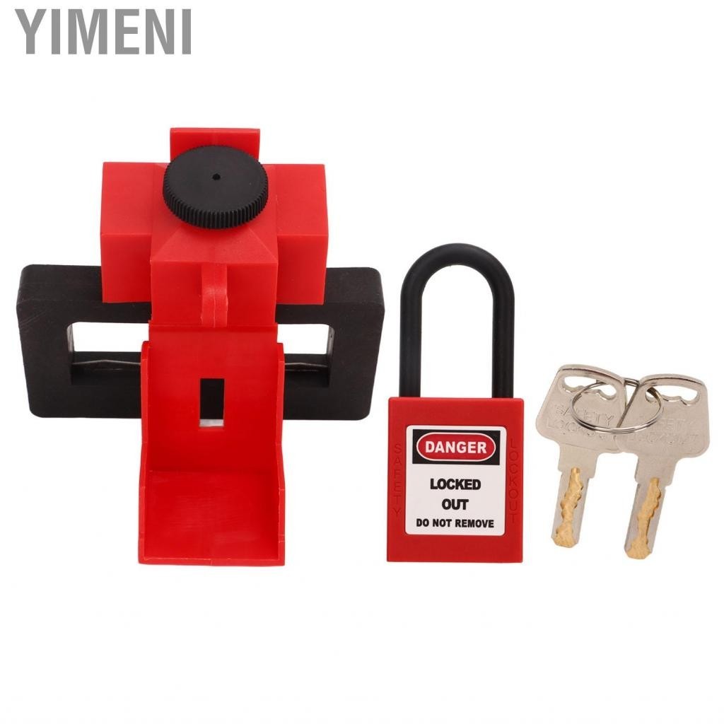 Yimeni Clamp On Breaker Lockout Safety Padlock Kit ชุดล็อคแท็กทนความร้อน