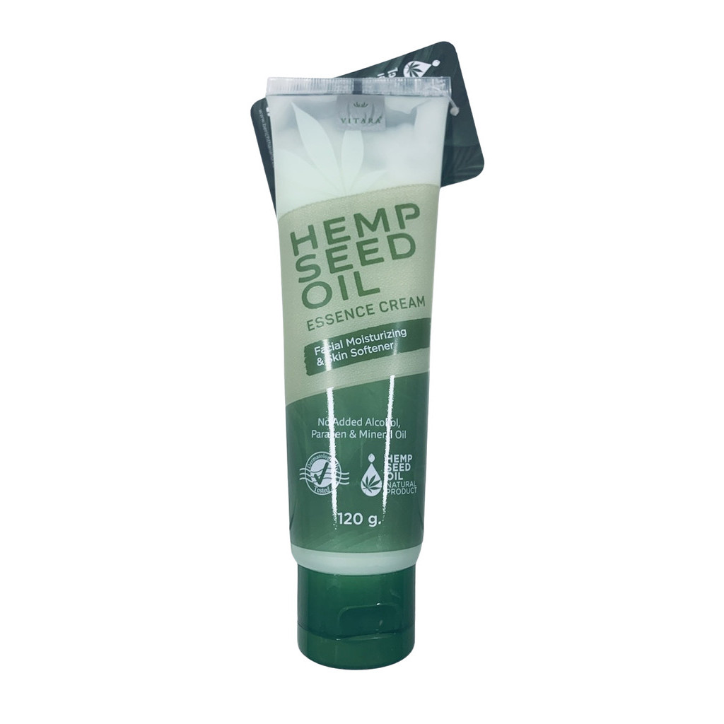 Vitara Hemp Seed Oil Essence Cream ไวทาร่า เฮมพ์ ซีด ออยล์ เอสเซนส์ ครีม ขนาด 120 g. จำนวน 1 หลอด