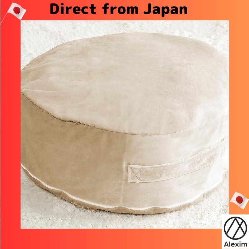 [ส่งตรงจากญี่ปุ่น] ถุงเก็บฟูก K ระบบ: กล่องเก็บฟูก ที่เพิ่มเป็นเบาะเป็นสองเท่า เหมาะสําหรับเก็บผ้าพันคอ ฟูก kotatsu และปลอกหมอนอิง สีเบจ ประมาณ 60x60 x ขนาด 20 ซม.
