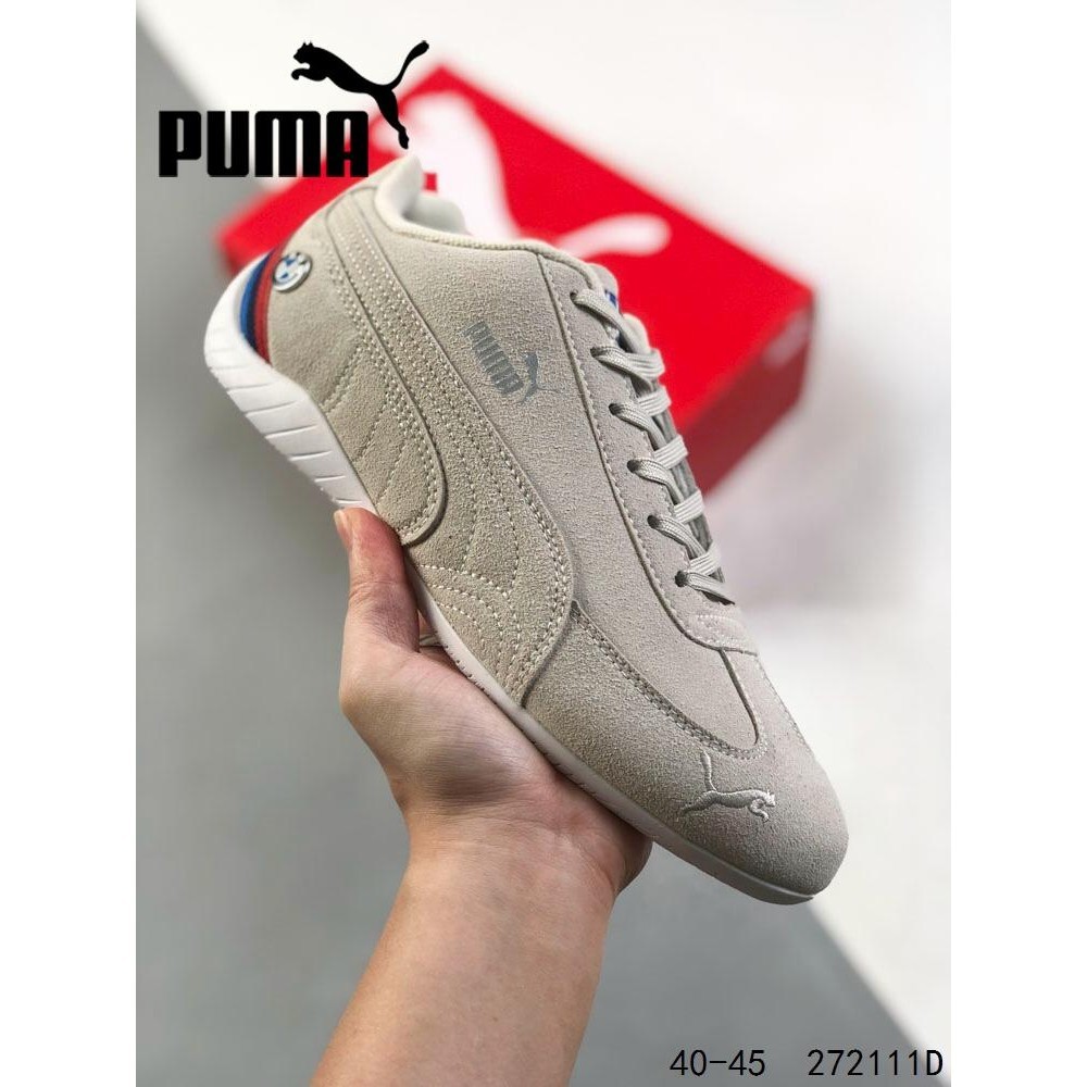 พูม่า Puma x BMW Adults Collaboration - Comfortable and Durable Sporty Running Shoes รองเท้าบุรุษและสตรี รองเท้าฟิตเนส ร