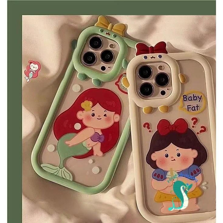 เจ้าหญิงหิมะสีขาวนางเงือก Samsung S23 U1tra S23 S20 A03s A02s A04s A12 A13 A52s A53 A24 A31