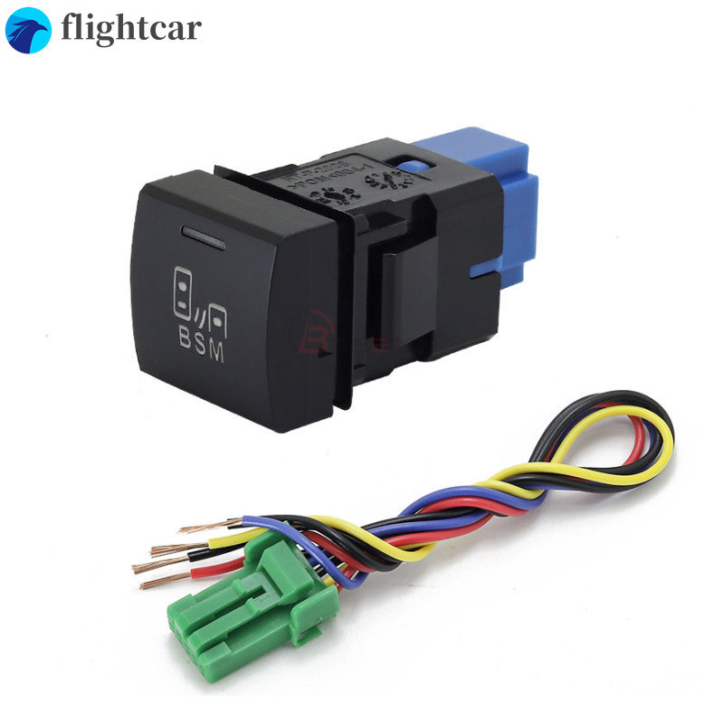 (FT) ปุ่มสวิตช์พวงมาลัยพาวเวอร์ซัพพลาย BSM DRL LED 1 ชิ้น สําหรับ Toyota RAV4 Corolla Camry 18-19 Prado - รูปที่ 4