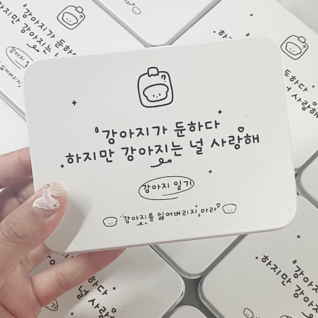 กล่องดีบุก โพลารอยด์ ขนาดเล็ก 10 ซม. พร้อมฝาปิด ป้องกันฝุ่น สไตล์เกาหลี สําหรับเก็บเครื่องประดับ ตั้งโต๊ะ