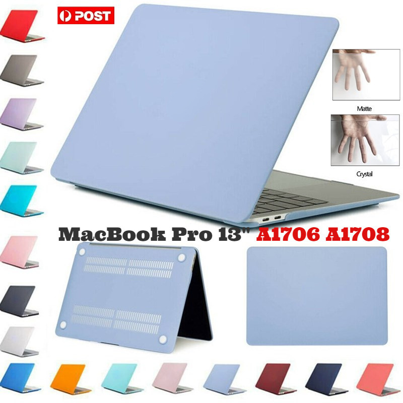 เคสแล็ปท็อป PC แบบแข็ง เนื้อแมตต์ กันกระแทก สําหรับ MacBook Pro 13 A1706 A1708 2016 2017