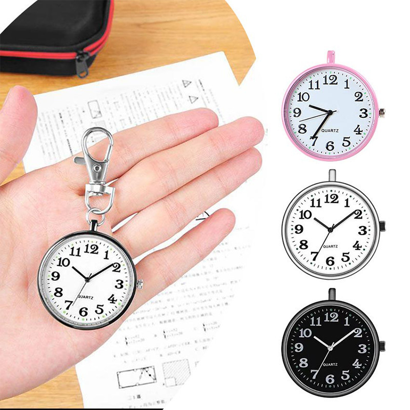 ร้านคนไทย! พวงกุญแจนาฬิกาพ็อกเก็ต เดินได้จริง สไตล์วินเทจ หลักสี สําหรับหมอ พยาบาล - รูปที่ 5