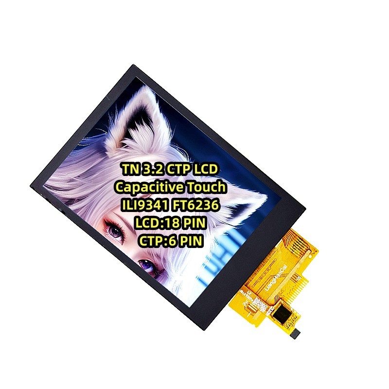3.2 Inch LCD Capacitive Touch Panel ILI9341 FT6236 TN DIY CTP 18p 240*320