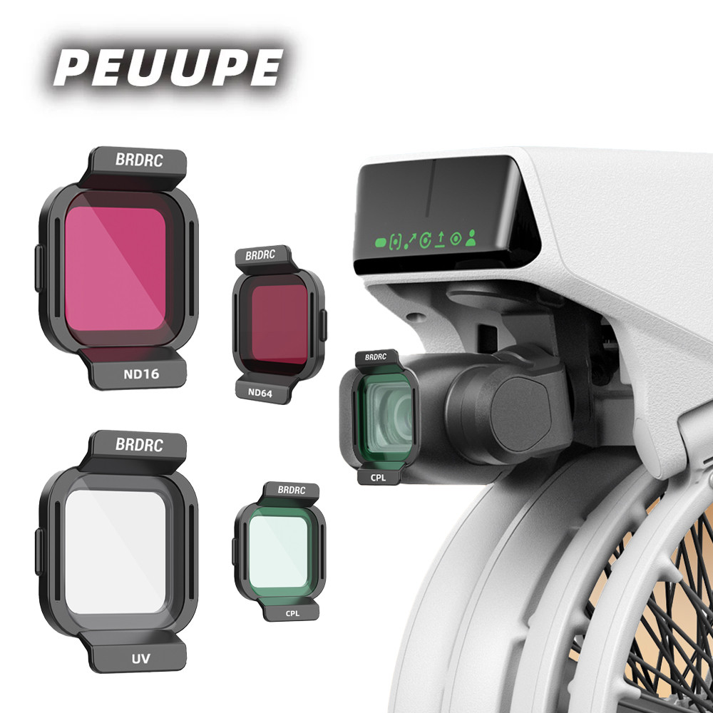 ชุดกรองโดรนพับสําหรับ DJI FLIP Filter ชุด ND8/CPL/เลนส์ป้องกันรังสียูวี FLIP Filter Combo อุปกรณ์เสริม