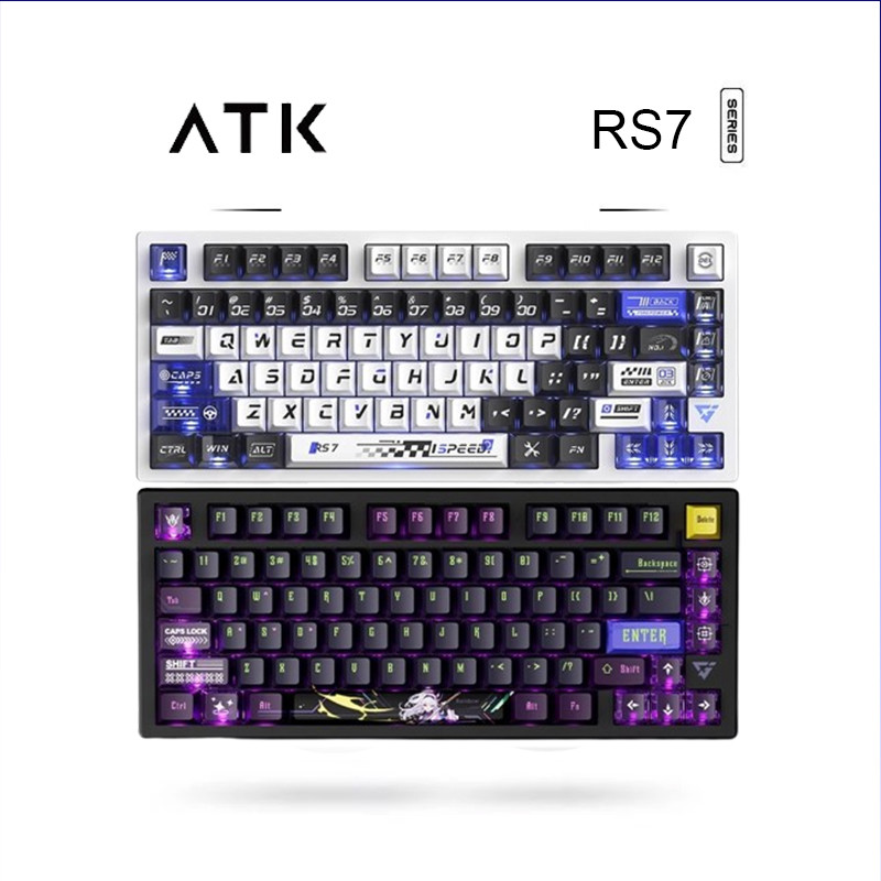 Atk RS7 Pro Gaming Magnetic Switch Keyboard Single Mode Aluminium Block Key Cap 75 Series Low Latency