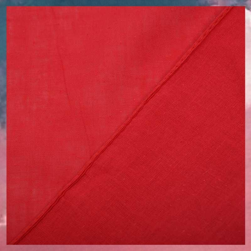 Fancy Plain Bandana 100% Cotton Neck Wrist Wrap รูปที่ 3
