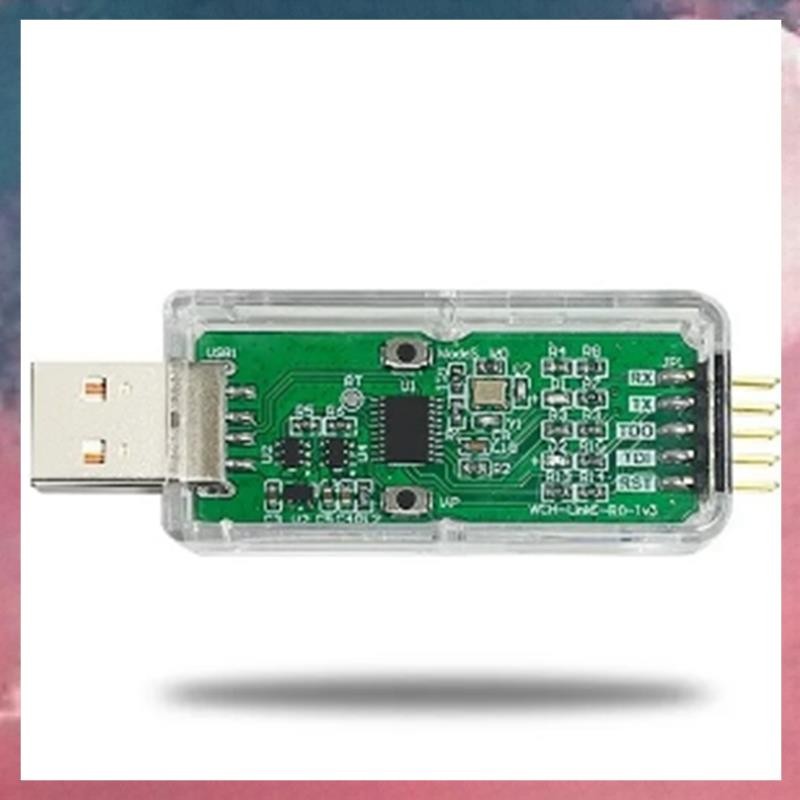 Wch LinkE ดาวน์โหลดออนไลน์ Debugger รองรับชิปแขน WCH RISC-V 1 พอร์ตอนุกรมไปยัง USB