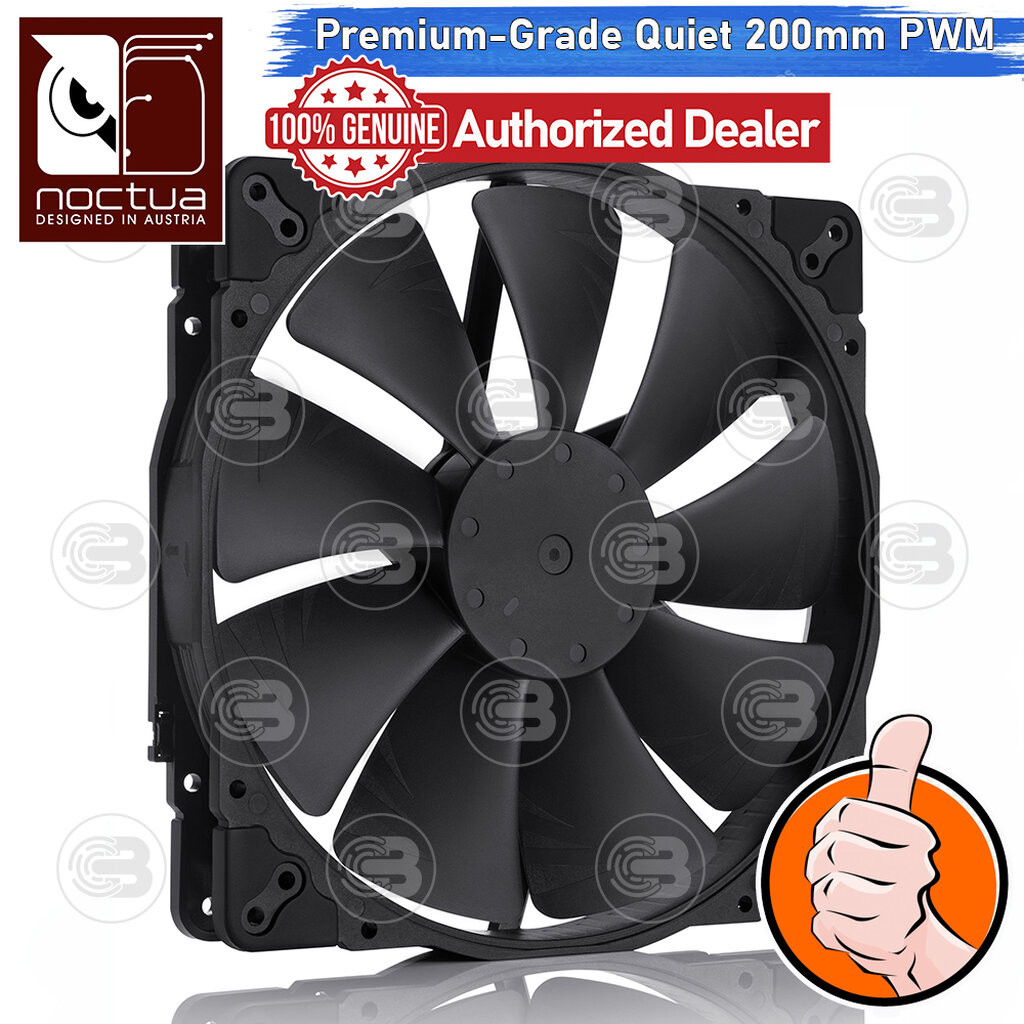 [CoolBlasterThai] Noctua NF-A20 PWM Chromax.Black.Swap PC Fan Case (size 200 mm.) ประกัน 6 ปี