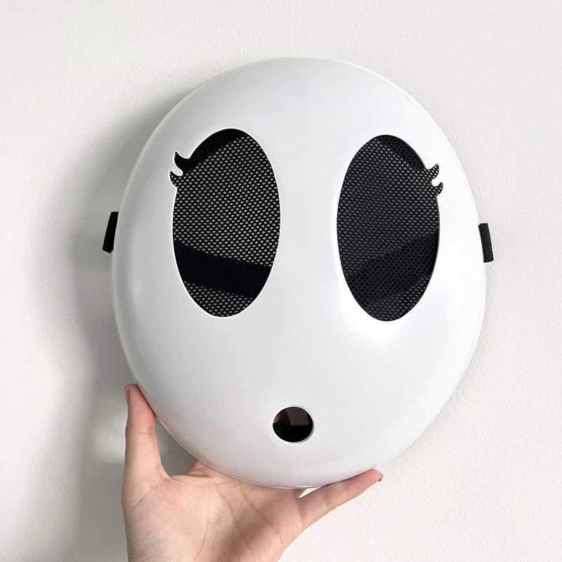 Game Super Luigi Bros Shy Guy Mask Halloween Cosplay Unisex Kid Adlut Full Face Masks Masquerade Acc