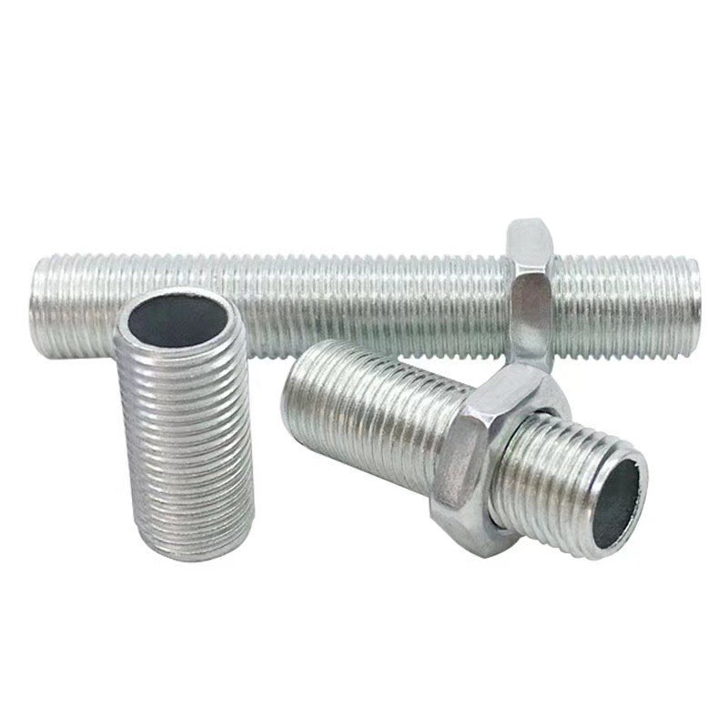 แสงด้านนอกฟันละเอียด M10 Hollow Threading Threading Outing Lamp Holder Boom Screw Threading Tube