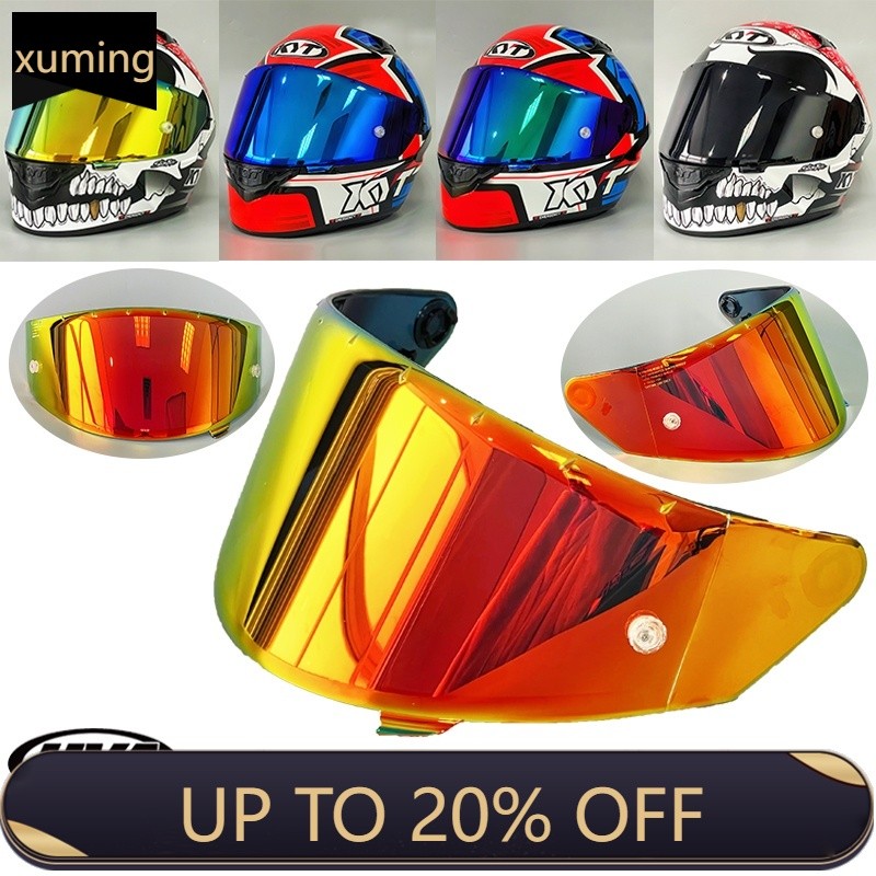 Xm KYT NFR เลนส์ Visor Iridium Revo Visor เลนส์ FIt สําหรับ KYT NFR / NXR / GP KYT เลนส์หมวกกันน็อคย
