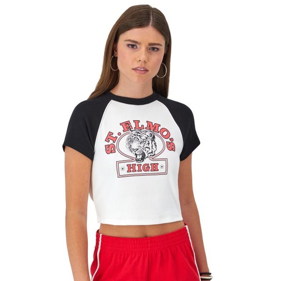 CHAMPION CHAMPION-RIB RALLY RINGER TEE Women-เสื้อยึดทีเชิ๊ต Champion สำหรับผู้หญิง#W3658 5869LB-074
