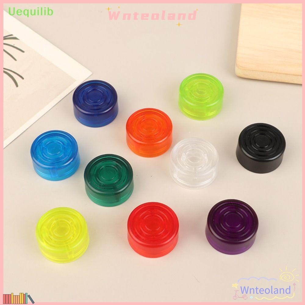 Wnteoland เอฟเฟกต์กีตาร์เหยียบหมวก, ชิ้นส่วนเอฟเฟกต์กีตาร์หลายสี Footswitch Topper Cover, Professional ABS Footswitch Protector กีตาร์ไฟฟ้า