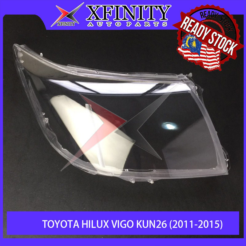 TOYOTA HILUX VIGO KUN26 11 12 13 14 15 HEADLAMP COVER / HEADLIGHT COVER / เลนส์ HEADLAMP / เลนส์ HEA