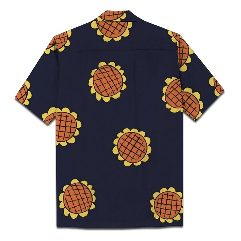 ลายพร้อย เสื้อฮาวายวันพีซ ลายดอกทานตะวัน Luffy (Hawaii shirt One Piece Luffy)