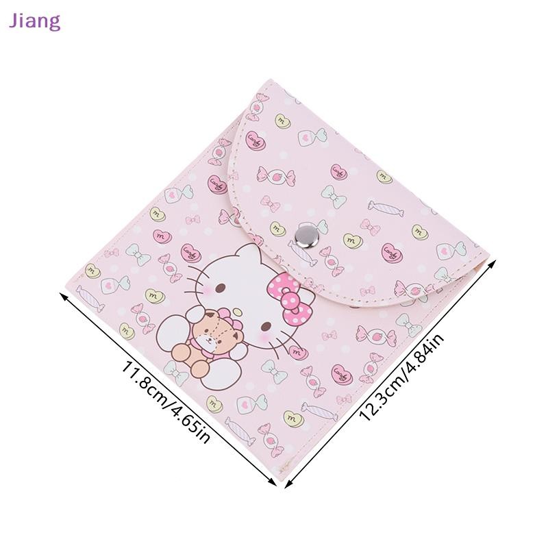 [Jiang] Sanrio Hello Kitty กระเป๋าเก็บผ้าอนามัยผู้หญิง Tampton Organiser กระเป๋าหูฟังมัลติฟังก์ชั่นกระเป๋าใส่เหรียญ TH