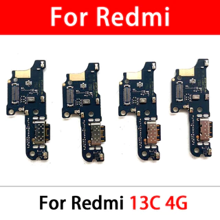 แพรตูดชาร์จ สําหรับ Xiaomi Redmi 12C 13C 12 4G 5G Note 13 Pro ตูดชาร์จ บอร์ดพอร์ตชาร์จ USB แบบเปลี่ยน