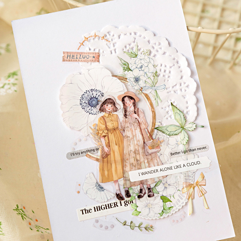 30 ชิ ้ นสาวสวยสติกเกอร ์ กันน ้ ํา PET โปร ่ งใสสติกเกอร ์ สําหรับ Journaling Scrapbooking Wall หัตถกรรมซองจดหมายการ ์ ด ราคา ถูกที่สุด ดีลบีเคเค แกลเลอรีภาพที่ 4