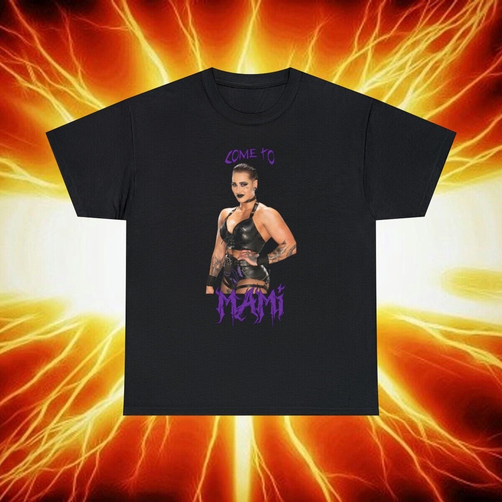 เสื้อยืด เสื้อยืด ผ้าฝ้าย พิมพ์ลายมวยปล้ํา Rhea Ripley WWE สําหรับผู้ชาย และผู้หญิง ไซซ์ 4XL 5XL 6XL