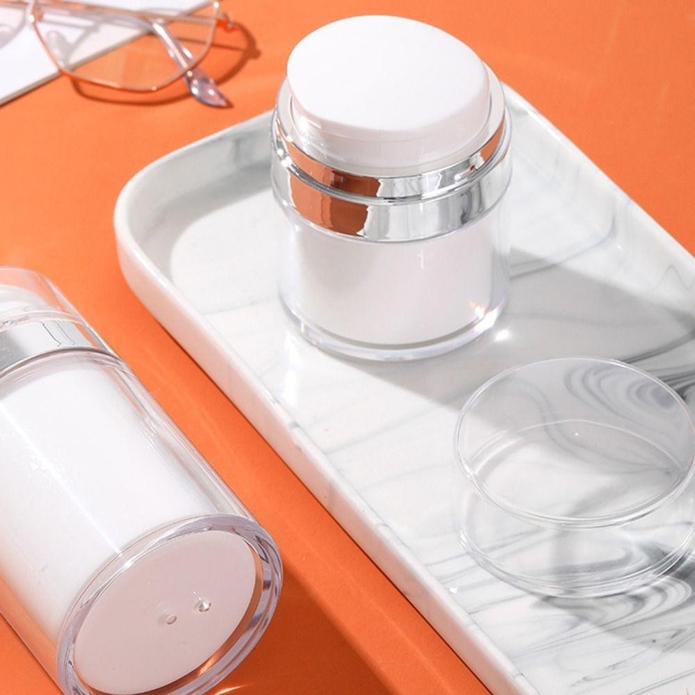 Suchenth ขวดรีฟิล, อะคริลิค 15/30/50/100ml ขวดแต่งหน้า Sub-Bottling, Press-On ขวดครีมสูญญากาศ Travel