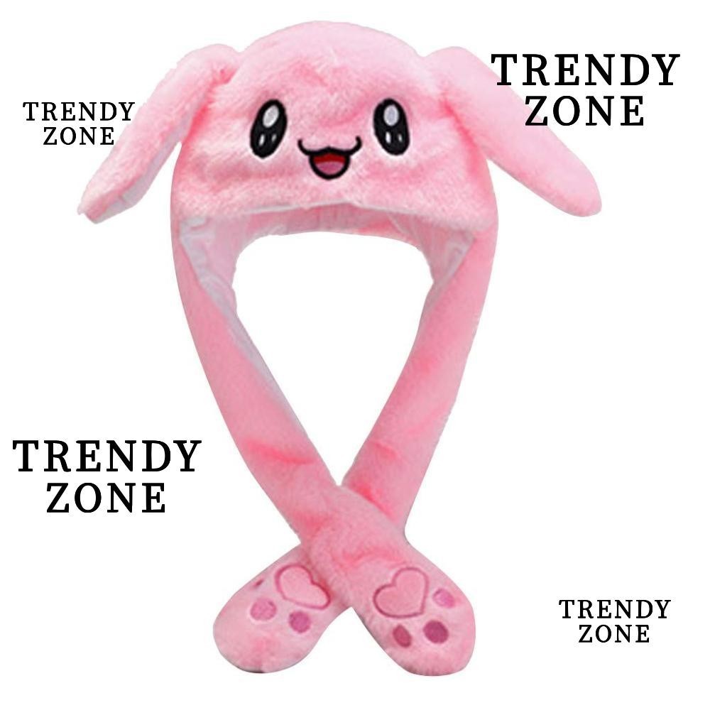 Trendyzone หมวกคอสเพลย์ ปักลายการ์ตูนกระต่ายน่ารัก สําหรับผู้หญิง