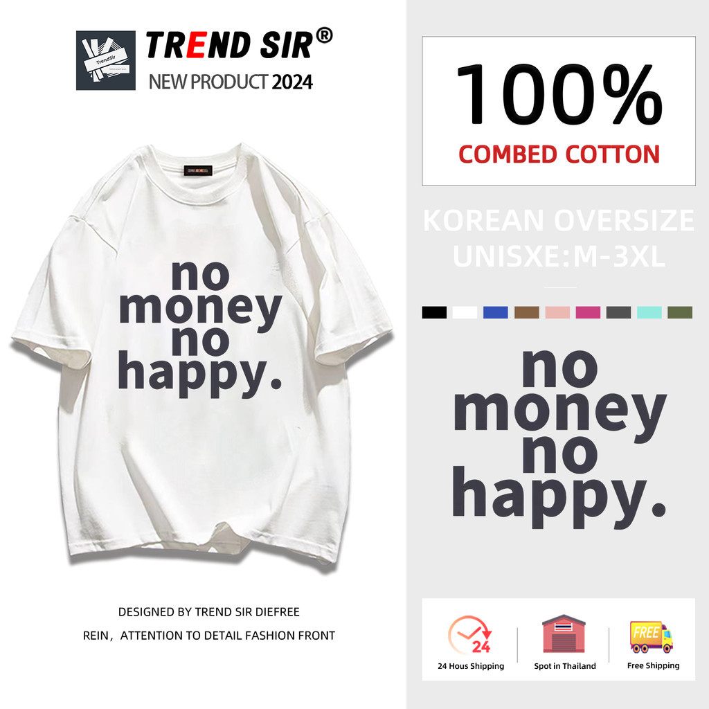 TrendSir🌻มาใหม่🌻เสื้อยืดผ้าคอตตอน
alphabettshirt  9สี M-3XL