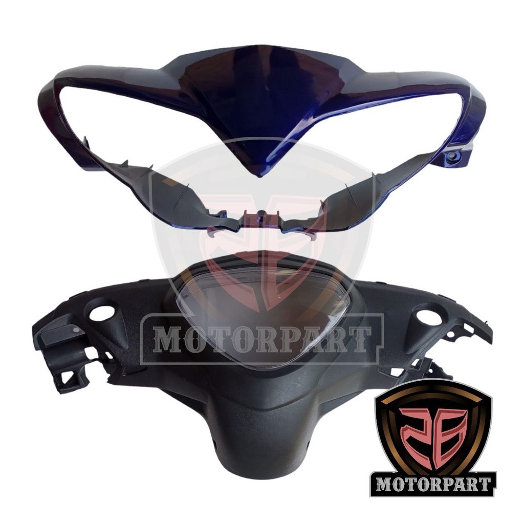 หัวตะกร้า ด้านหน้า STOP ชุดข้าวเกรียง MIKA SPEDOMETER JUPITER Z NEW BURHAN