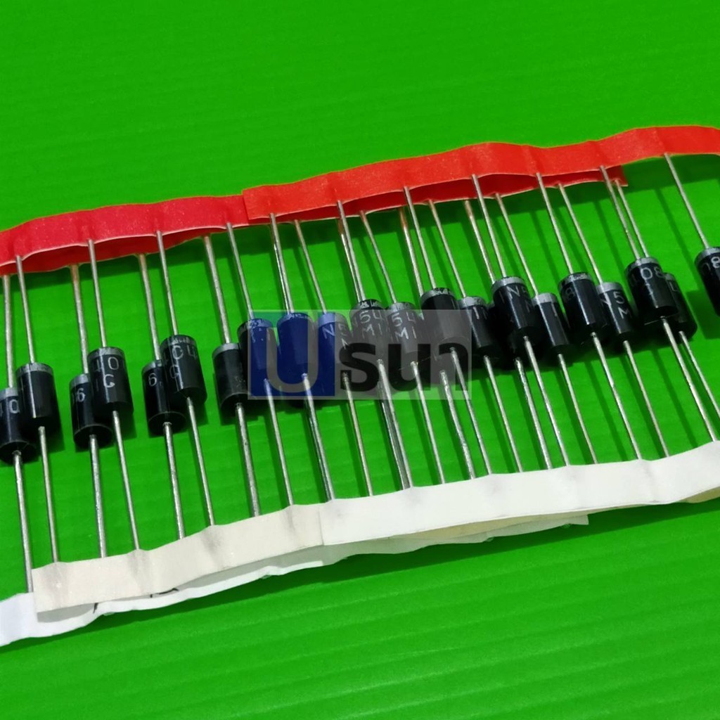 ไดโอดเรียงกระแส ไดโอด Rectifier Diode FR307 1N5401 1N5404 1N5406 1N5408 1N5822 UF5402 UF5408 #DO-27 