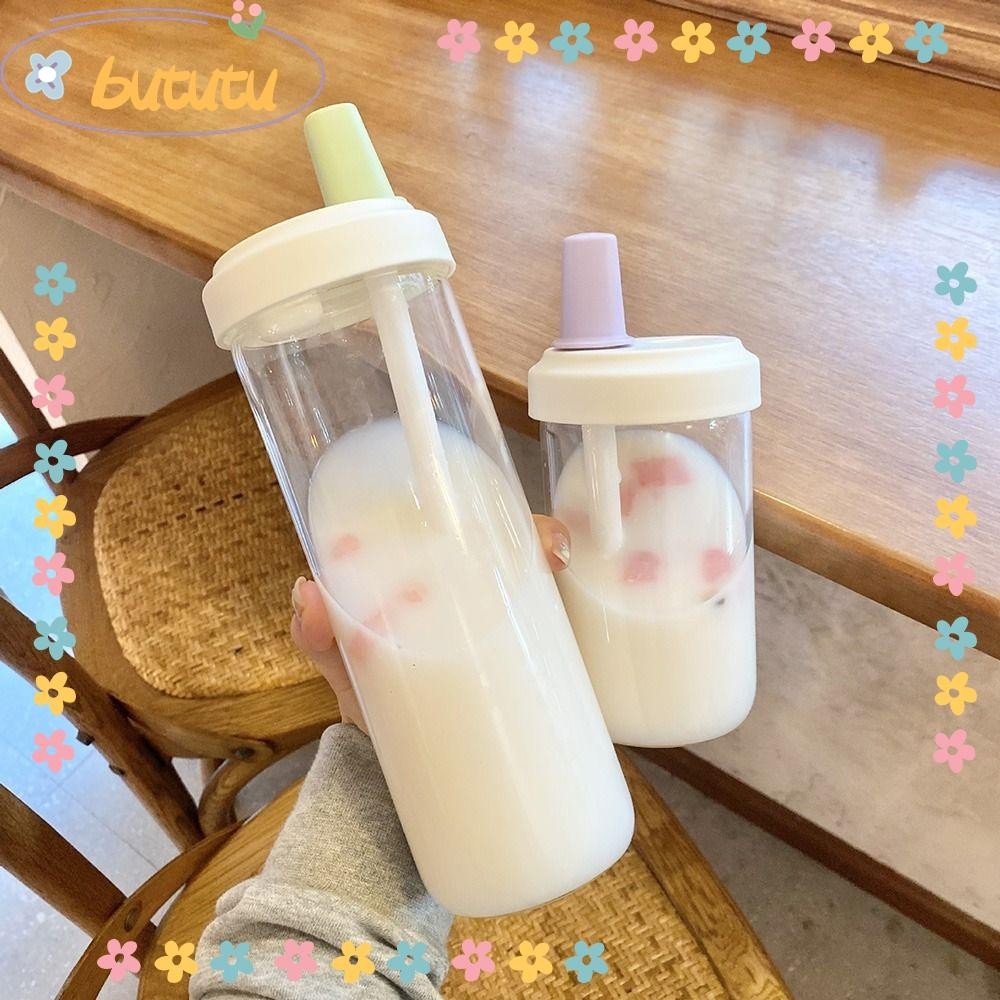 Bututu แก้วน้ําพลาสติก ความจุขนาดใหญ่ กันตก สําหรับนักเรียน