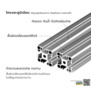 GlobalHouse Verno ชุดเคาน์เตอร์อ่างล้างหน้าอลูมิเนียม พร้อมตู้กระจก 60x47x43 cm. รุ่น เดมี่ 2605-60 สีเบจ (½)