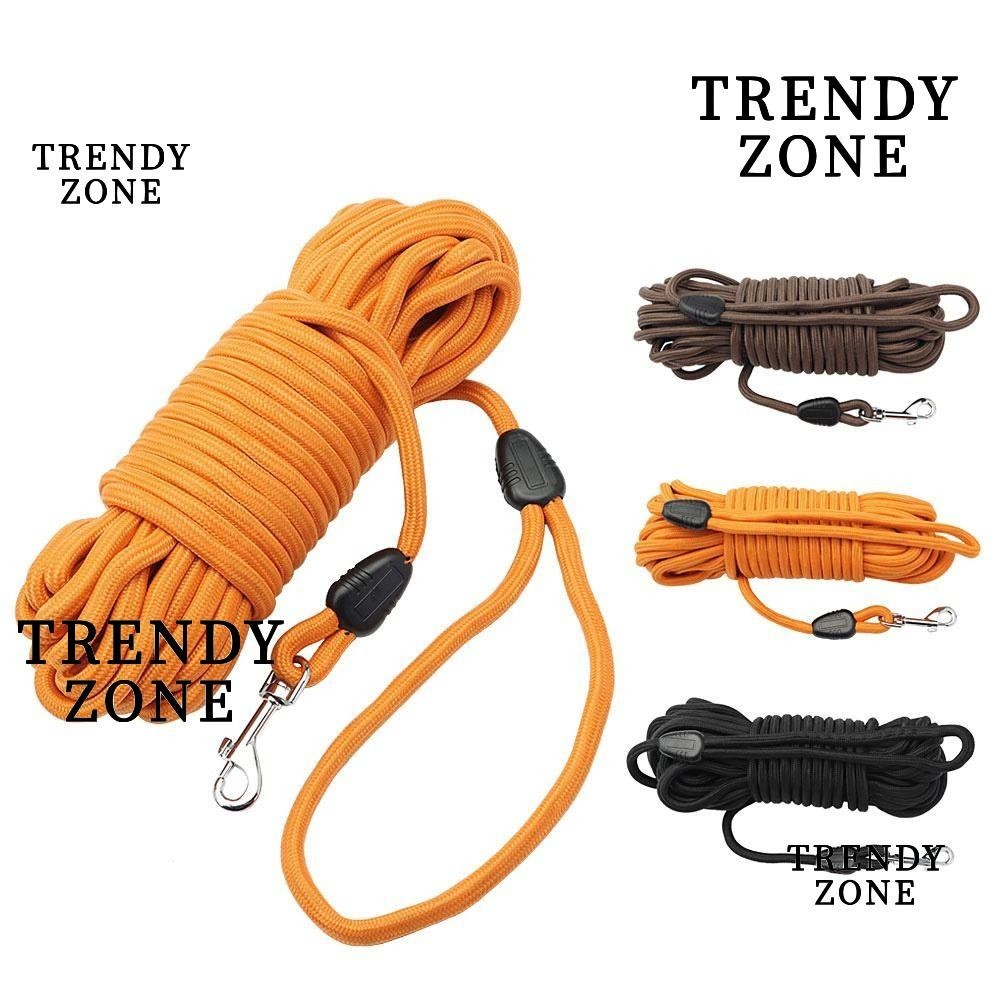 Trendyzone สายจูงไนล่อน ยาว 5 เมตร 10 เมตร 15 เมตร 8 มม. สําหรับสัตว์เลี้ยง สุนัข