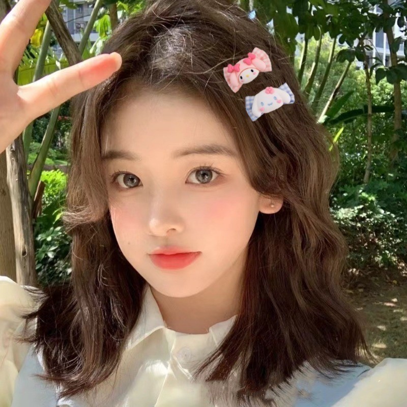 กิ๊บติดผมหน้าม้า ลายการ์ตูนคิตตี้น่ารัก สไตล์เกาหลี ลายสก๊อต เครื่องประดับ สําหรับเด็กผู้หญิง จํานวน 1 ชิ้น