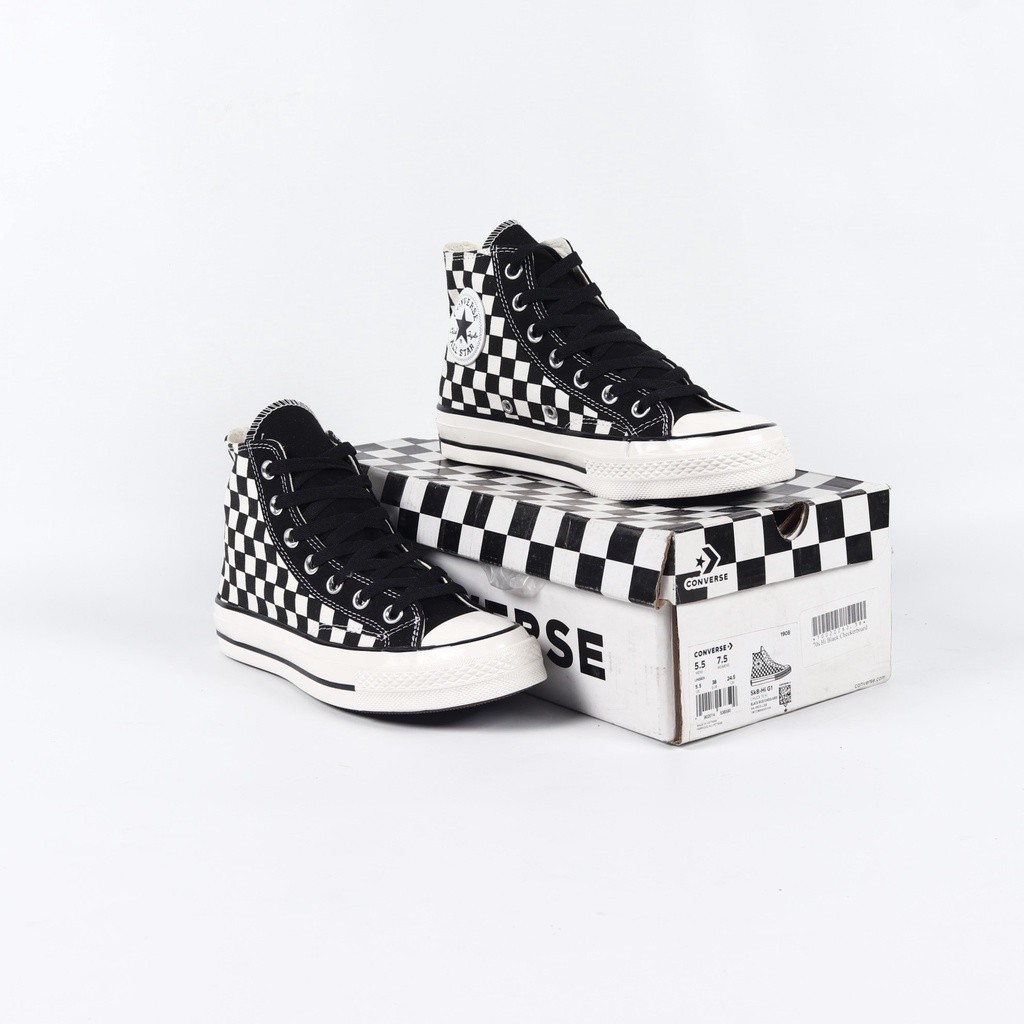 (SLPRDS) Sepatu Converse Chuck Taylor 70s Hi Black Checkerboard - Converse 70s  เป็นต้นฉบับ