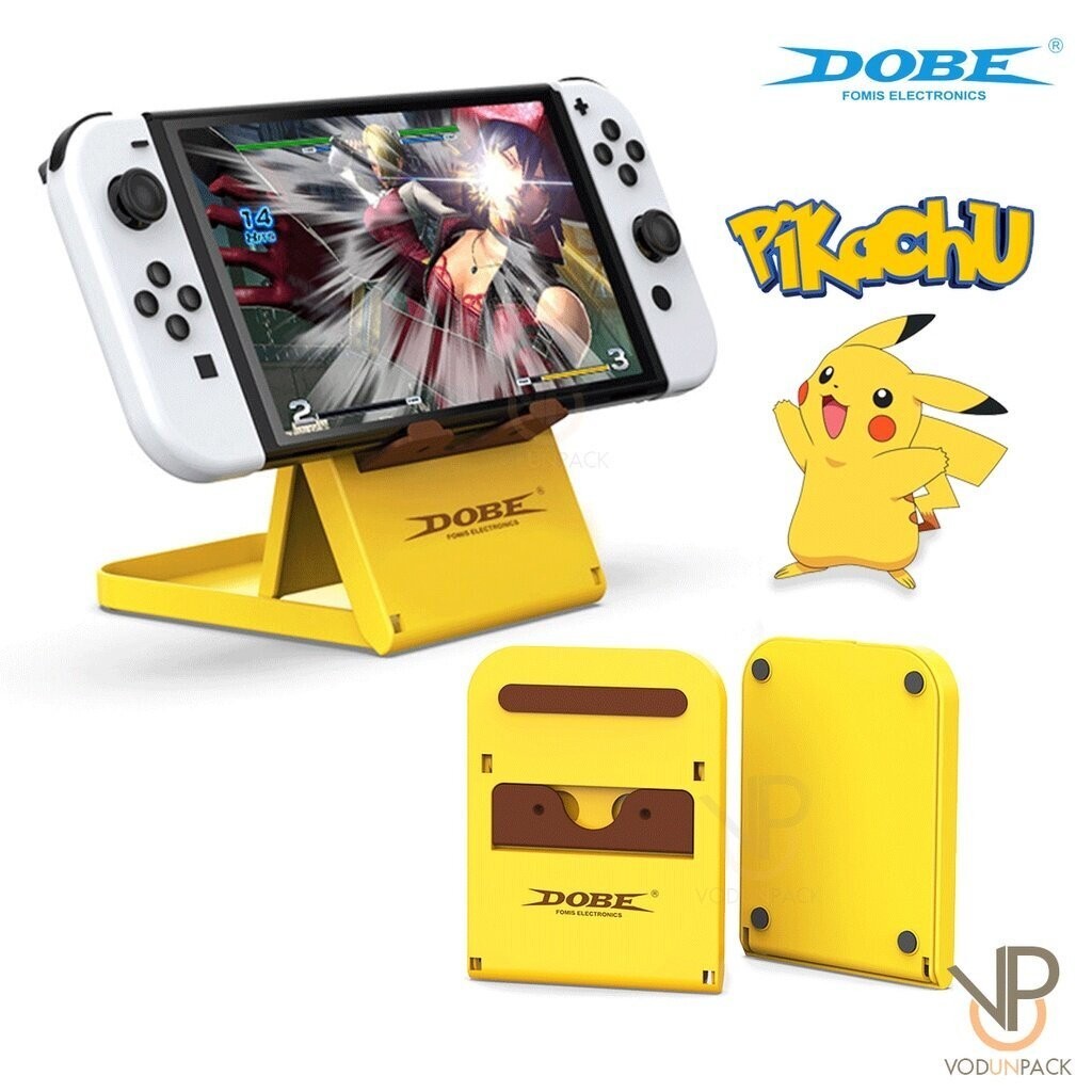 [DOBE™] ขาตั้งเครื่อง Pikachu Limited Edition Nintendo Switch / OLED / LITE ตั้งมือถือ Tablet Smart Phone Stand