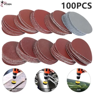 แผ่นกระดาษทรายขัด ทรงกลม 2 นิ้ว 80-3000 ช่อง [100 ชิ้น]