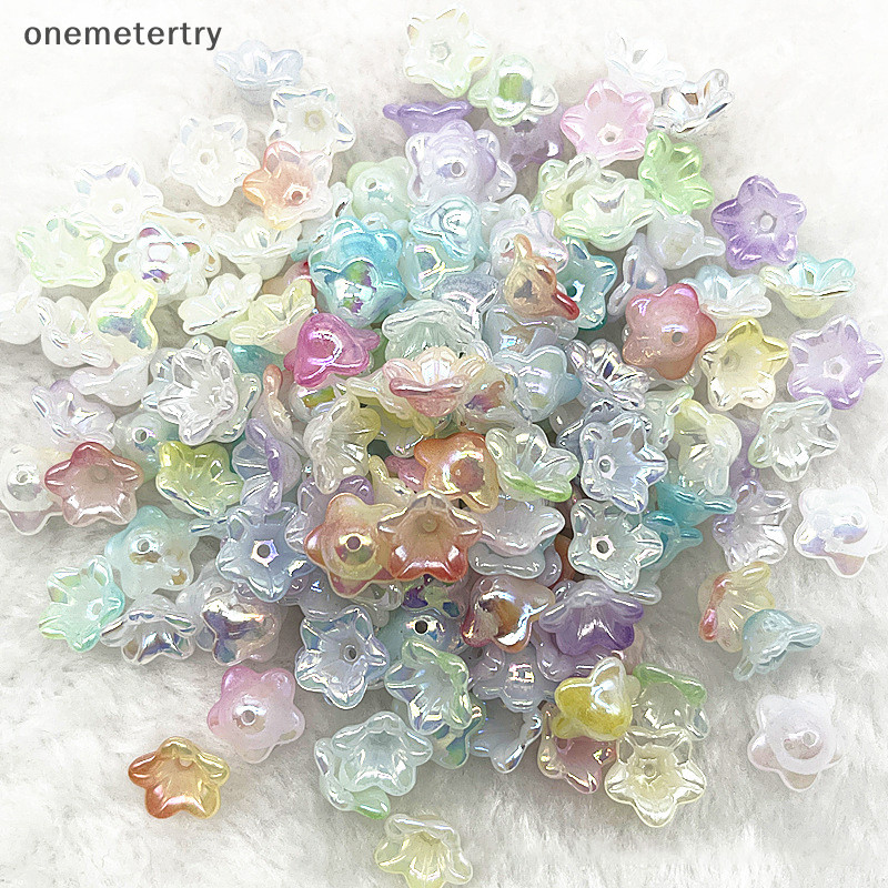 Onem ลูกปัดอะคริลิค รูปดอกกระดิ่ง 7x13 มม. สําหรับทําเครื่องประดับ 50 ชิ้น