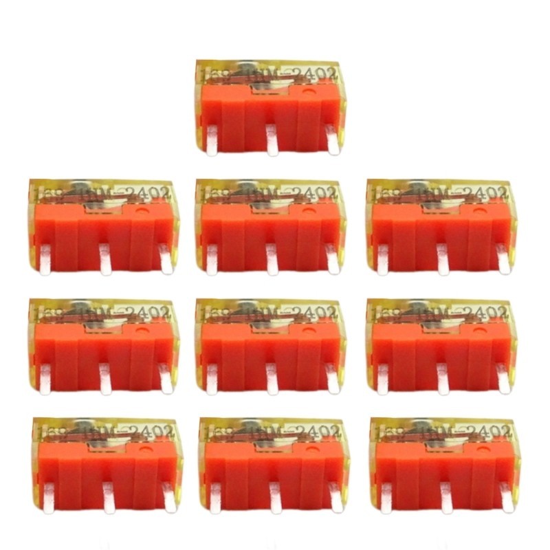 Fun 2 ชิ้น 10 ชิ้น TTC Micro Switch 100 ล้านคลิกอายุการใช้งานเมาส์ปุ่ม Micro Switches 3Pins