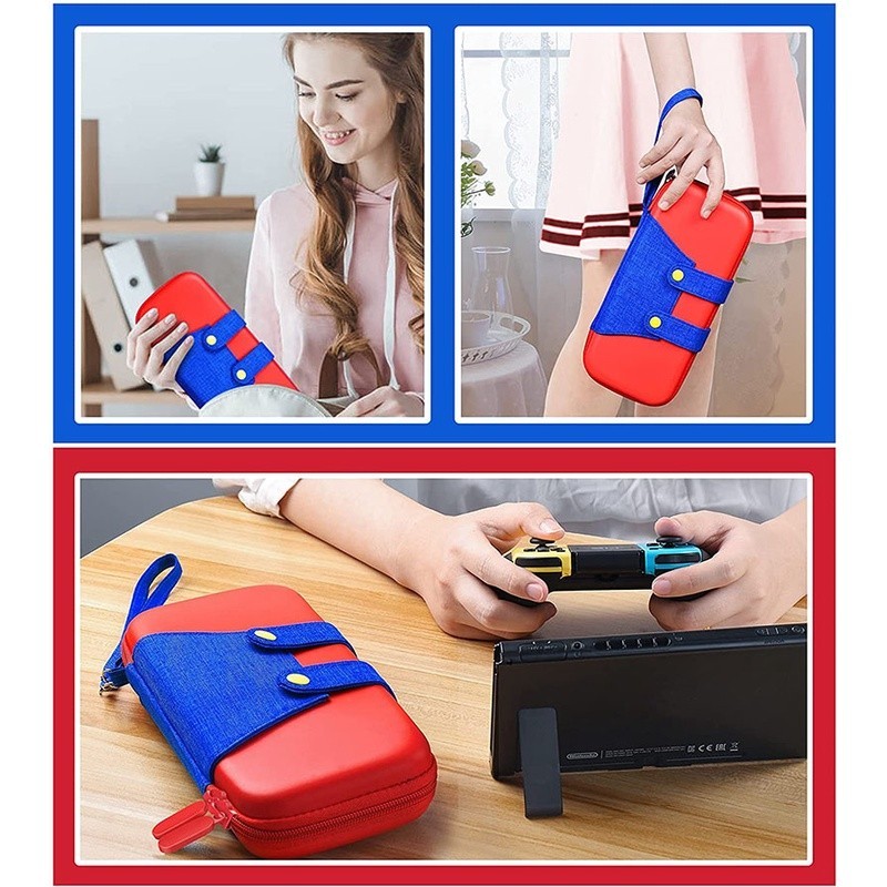กระเป๋าใส่ธีมสวิตช์ แบบพกพา สําหรับ Nintendo Switch OLED