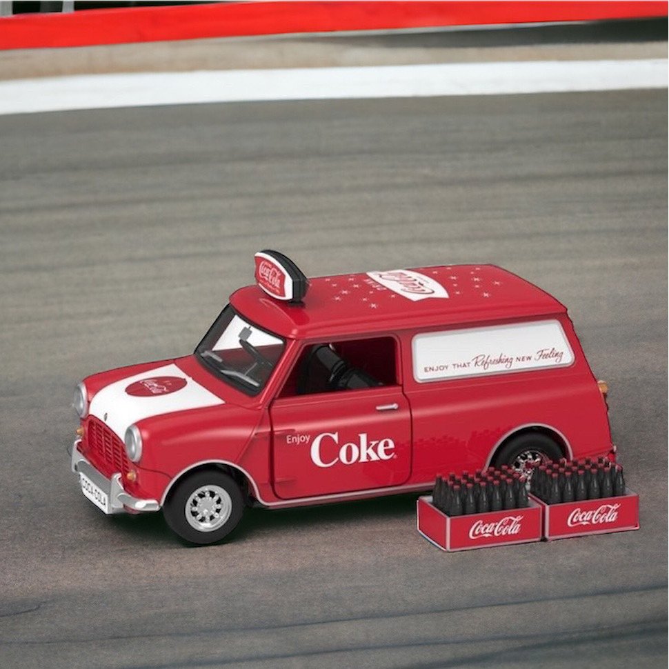 โมเดลรถยนต์ COKE030 coca-cola coca-cola ขนาดเล็ก