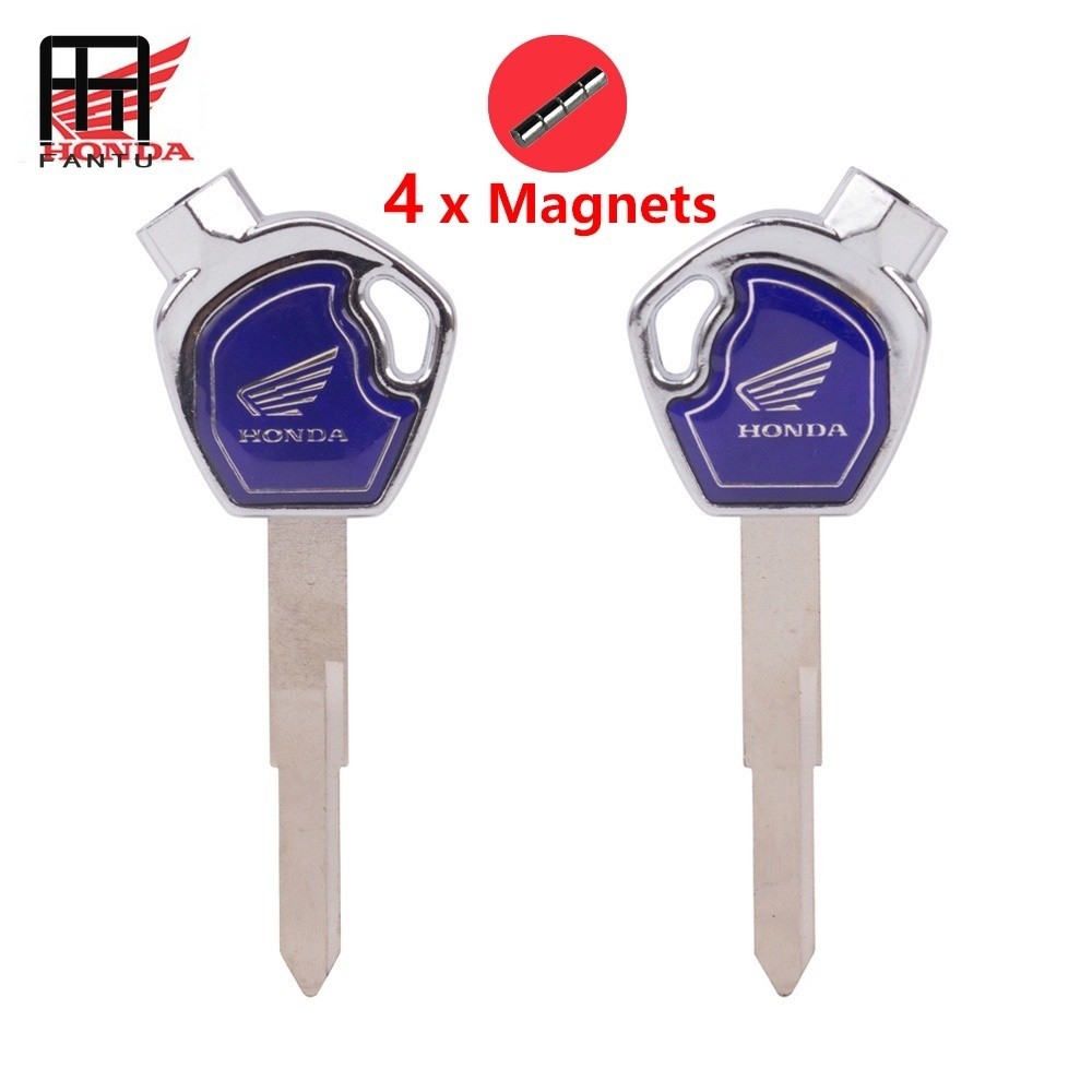 Ftu กุญแจรถจักรยานยนต์เปล่า สําหรับสกูตเตอร์ HONDA CLICK BEAT DASH WAVE110i RS150R 100 125 150 c